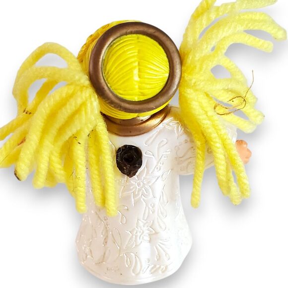 Lot of 3 VTG Angel Ornaments & Figurines Dept 56 Cabbage Patch Folk Art Kitsch - Picture 9 of 16